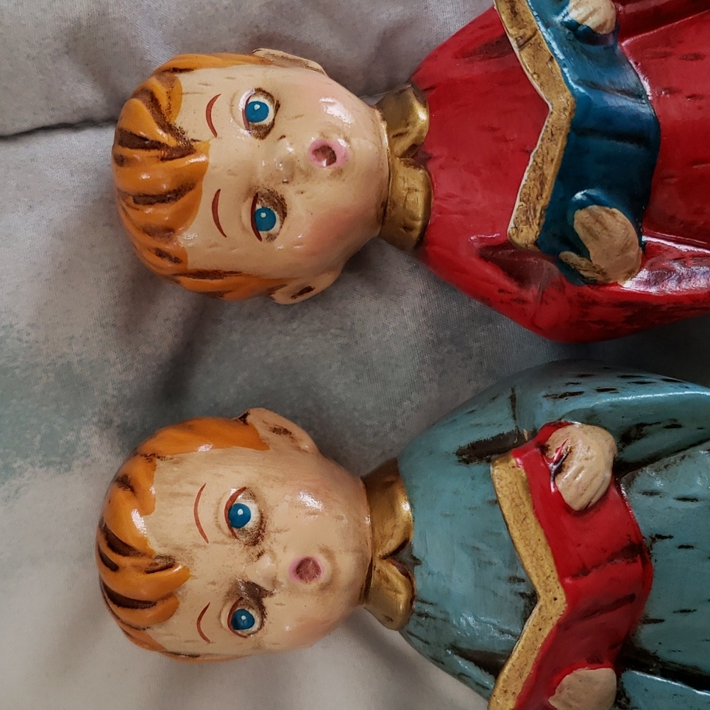 Vintage Choir Boys Christmas Holiday Decorations with Original Box - Picture 8 of 12